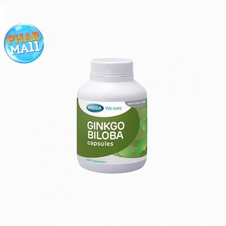 Mega Ginkgo Biloba เมก้า วีแคร์ สารสกัดใบแปะก๊วย (60 แคปซูล) ดูแลสมองและความทรงจำ