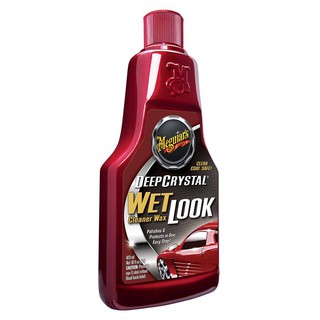 แว็กซ์ขัดเคลือบสี MEGUIARS CLEANER WAX 473 มล. CAR CLEANER WAX MEGUIARS DEEP CRYSTAL CARNAUBA WAX 473ML