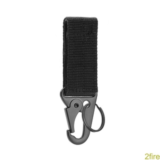 [2fire]Multifunctional Hanging Buckle Detachable Nylon Webbing Belt Carabiner Keychain Camping Gadget Buckles