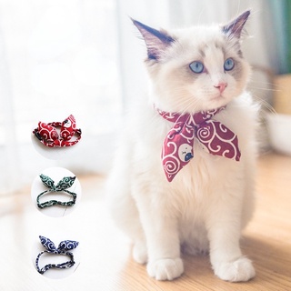 &lt;xiaoluoyi&gt;Pet Japanese style collar and bow tie can be adjusted to make cute cat and puppy bow tie for silent medium-sized dogs and small dogs