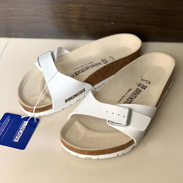 🔥Birkenstock madrid white พร้อมส่ง คู่สุดท้าย