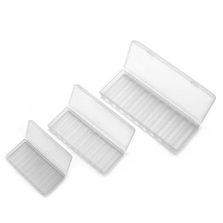 BESTOUR AA/AAA/18650 กล่องเก็บของ 10 ช่อง กล่องเก็บของ 2A/3A ถ่านชาร์จ กล่องพลาสติก กันฝุ่น ประหยัดพื้นที่