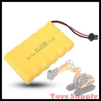 ถ่านชาร์จ รถบังคับ เรือบังคับ มีหลายขนาด 4.8 V. 6.0V. 7.2V  ปลั๊กดำ  (ไม่รวมที่ชาร์จ)  เป็นถ่านขนาด AA แพ๊คมา (ของใหม่)