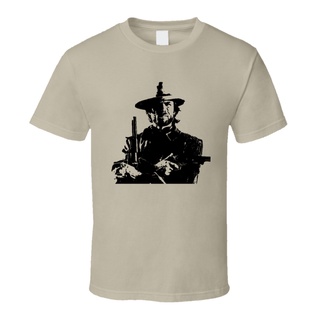 ใหม่ เสื้อยืดลําลอง แขนสั้น พิมพ์ลาย Clint Eastwood Josey Wales The Outlaw films 80 สไตล์วินเทจ ของขวัญ