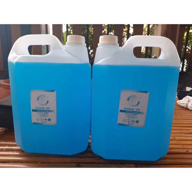 แอลลอฮอล์ 70% แบบน้ำ  ขนาด5ลิตร(5000ml)