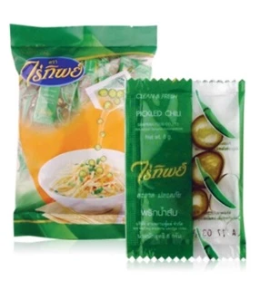 !!ขายยกลัง!! พริกน้ำส้ม (หั่น) ตราไร่ทิพย์