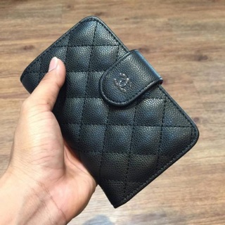 กระเป๋าสตางค์ Chanel เป๊ะทุกจุด กล่องถุงผ้าครบ