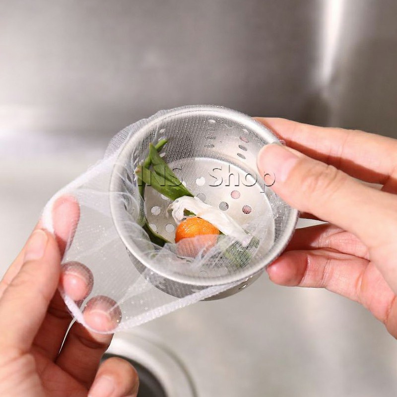 ถุงกรองขยะ กรองเศษอาหาร ที่กรองเศษอาหาร สำหรับอ่างล้างจาน   sink filter bag - รูปที่ 3