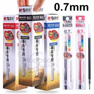 M&G ไส้ปากกาเจล 0.7mm MG-6128 จำนวน 20ชิ้น สินค้ามีคุณภาพ ใช้กับปากกาเจล รุ่นGP1111/W-415/W-369/W-377(ราคาต่อกล่อง）#M&G