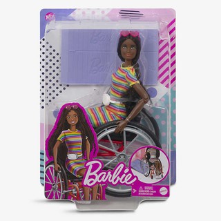 ตุ๊กตาบาร์บี้ Barbie Fashionista wheelchair doll 15.7cm