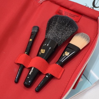 (แท้100%)Lancome Make Up Brush Red Set ชุดแปรงแต่งหน้า