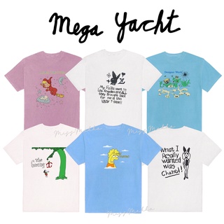 Mega Yacht T Shirt เสื้อยืด Mega Yacht Tee 🇺🇸(พร้อมส่ง)