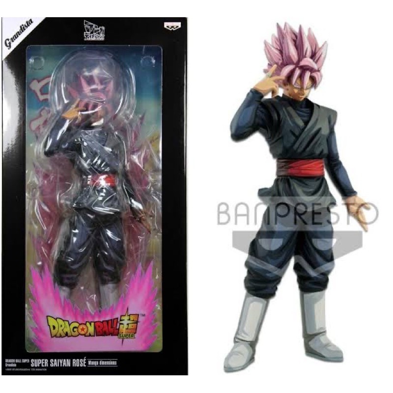 ของแท้ 100% Goku Black Rose Grandista Dragon Ball Super Manga dimensions สีมังงะ Dragonball ของแท้ลิขสิทธิ์ Banpresto