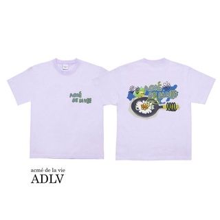 [S-5XL] ADLV 5508 av เสื้อยืดแฟชั่น สีม่วง สําหรับผู้ชาย และผู้หญิง