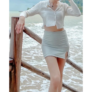 TUNVVA - MINI SKIRT กระโปรงสั้นใส่สบาย แมชง่าย วาเลนไทน์นี้เหมาะมากๆ