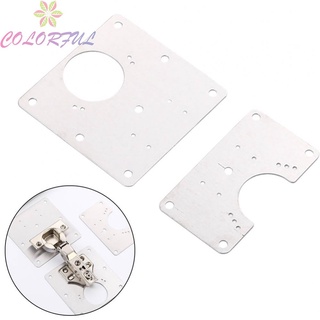 【COLORFUL】Hinge Repair Plate Cupboard Cabinet Hinge Fixing Plate Door Panel Connection Brand New