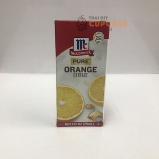 กลิ่นส้ม McCormick แม็คคอร์มิค เอ็กซ์แทรค Pure Orange Extract 29 มล. แต่งกลิ่นขนม