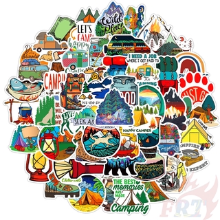 ❉ Outdoor Camping Series 03 Happy Travel &amp; Wild Adventure สติ๊กเกอร์ ❉ 50Pcs/Set  DIY Fashion Mixed Luggage Laptop Skateboard Doodle Decal สติ๊กเกอร์