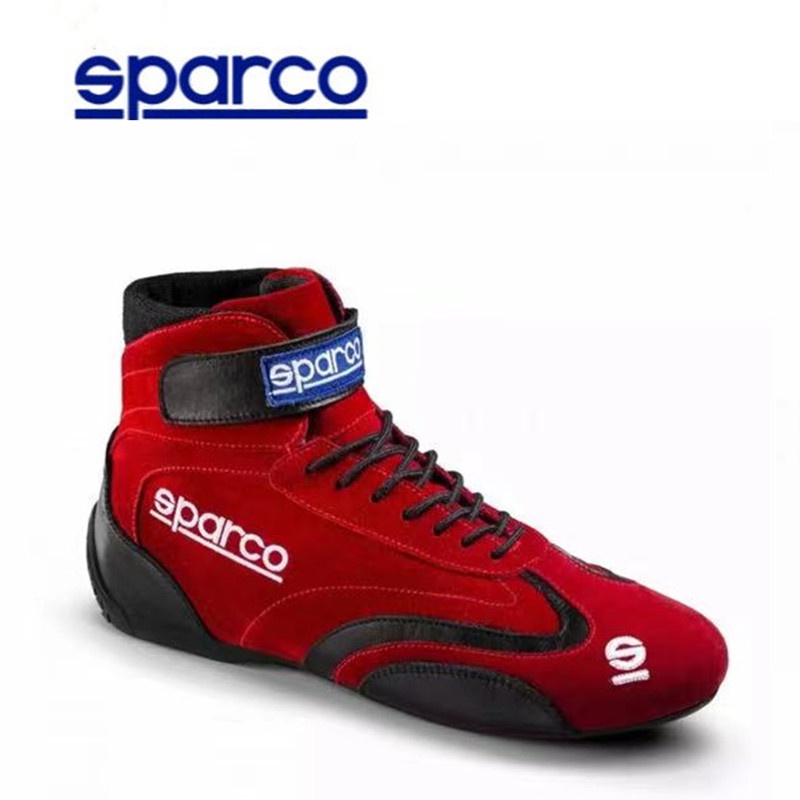 Sparco รองเท้าบูทหนังวัวแท้ FIA F1 สําหรับผู้ชาย และผู้หญิง เหมาะกับการแข่งรถจักรยานยนต์ รถยนต์