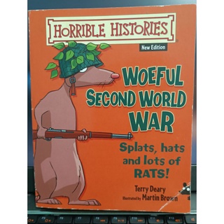 Second Hand Book Horrible Histories New Edition Woeful Second World War Splats hats and lots of RATS!