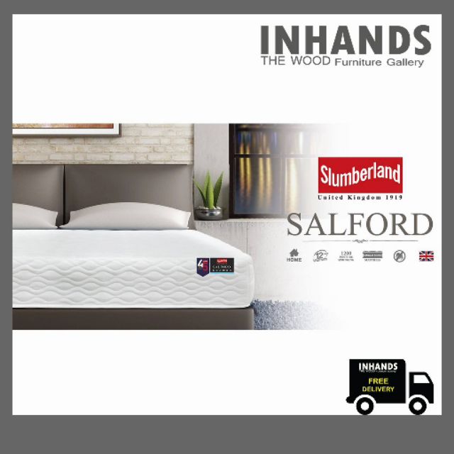 ที่นอน Slumberland รุ่น Salford แถมหมอนหนุน ที่นอนสปริง Slumberland Posture Spring1200