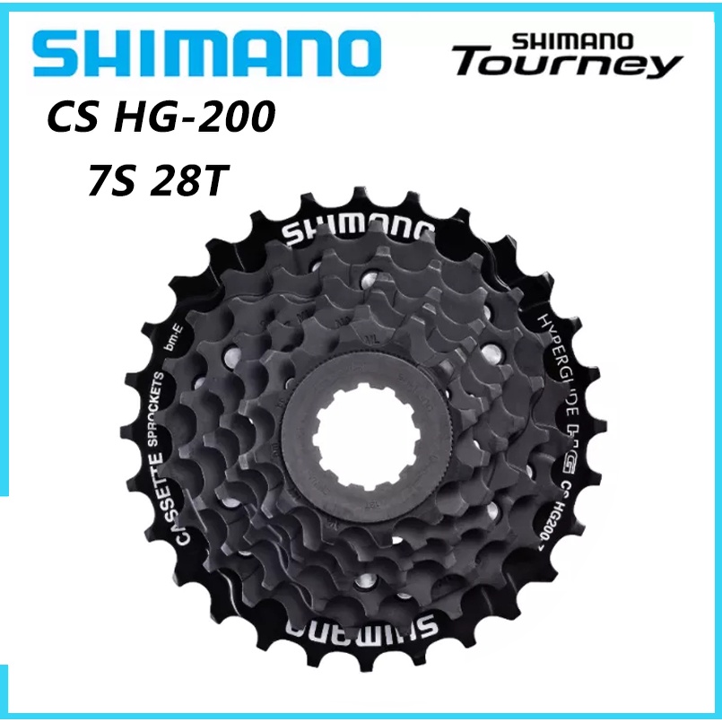 Shimano tourney TX hg200 CS 7 8 ความเร็ว cassette tankeel CS-HG200 7s 8 S 8V 7v 12-28T 12-32T MTB ke