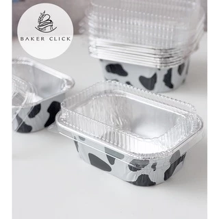 SS ฟอยล์+ฝา No.4003 100ml. 1แพ็ค / 10 ชุด+ฝา