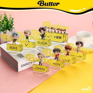 Bts [Butter] สแตนดี้อะคริลิค ลายศิลปินเกาหลี Bangtan Boys