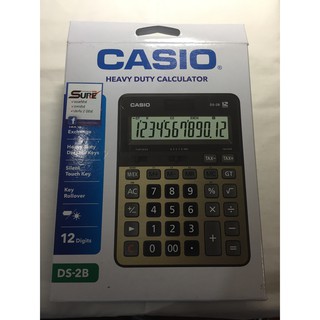 เครืองคิดเลข Casio DS-2B-GD แท้ 100% ส่งชัวร์ เครื่องคิดเลข 12 หลัก