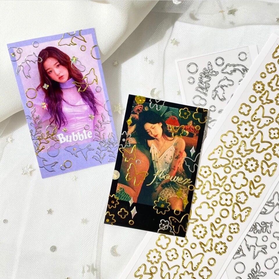 แผ่นสติ๊กเกอร์ Twinkle Line ลายน่ารักมากมาย