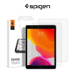 Spigen ฟิล์มกันรอยหน้าจอสัมผัส iPad 10.2 นิ้ว 10.2 นิ้ว (2 แพ็ค 2021 2020 2019)