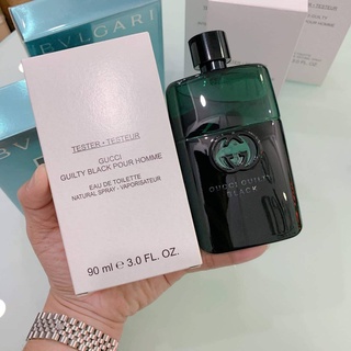 GUCCI GUILTY BLACK POUR HOMME Edt 90ml กล่องเทส(เช็คสต้อคก่อนทำรายการนะคะ)