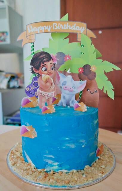 Baby Moana Cake Topper Drcr ราคาท ด ท ส ด
