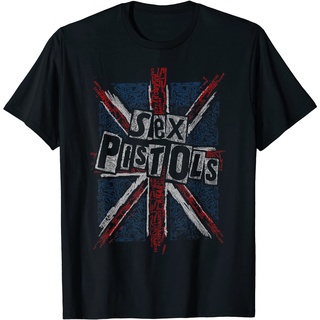 เสื้อยืด พิมพ์ลาย Union Jack Words Sex Guns อย่างเป็นทางการ