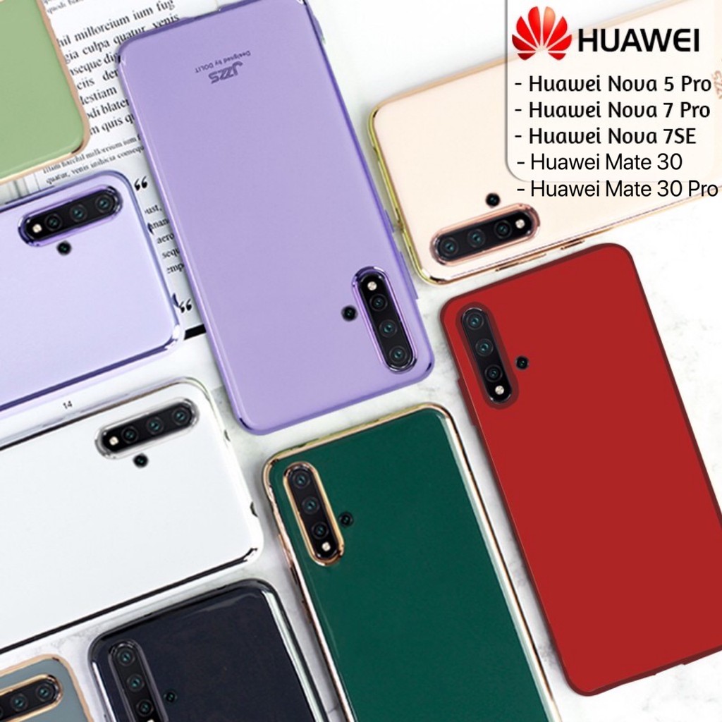 【เคสHuawei】เคสโทรศัพท์มือถือ Huawei เคสนิ่ม TPU เคสซิลิโคน for Huawei Nova 5Pro /Nova 7Pro/Nova 7 SE/Mate 30/Mate 30 Pro