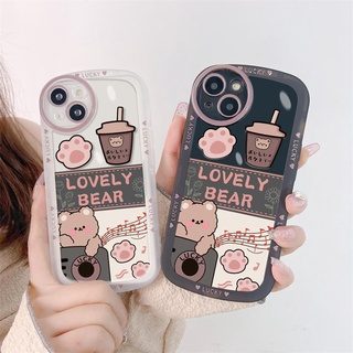 เคสโทรศัพท์มือถือ ซิลิโคนนุ่ม ลายหมี แมว PAWS น่ารัก สําหรับ Samsung A13 A02S A03 A03S A23 A30S A11 A12 A51 A30 A50 A52 A20S A10S M11 M12 J7 PRIME J7 PRO J4 PLUS HOSTR