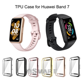 เคส TPU นิ่ม สําหรับ Huawei Band 7 6 pro Watch เคสป้องกัน สําหรับ Honor Band 6 เคสป้องกันเต็มจอ กรอบกันชน