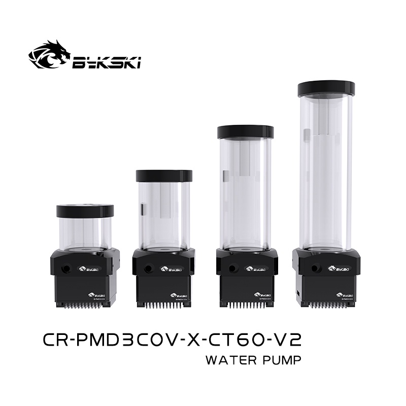 Bykski ปั๊มคอมโบ CP-PMD3COV-X-CT60-V2 10W DDC และถังเก็บน้ํา 5000RPM 6 เมตร 600L/H ความยาวถังเก็บน้ํ