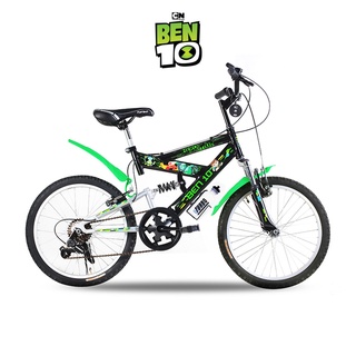 รถจักรยานเด็ก TURBO BICYCLE รุ่น 20" BEN10 ลิขสิทธิ์แท้ (จัดส่งเป็นกล่อง ประกอบแล้ว 85%)