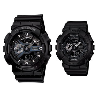 นาฬิกา คาสิโอ Casio G-Shock SETคู่รัก รุ่น GA-110-1B&amp;BA-110BC-1 Pair set