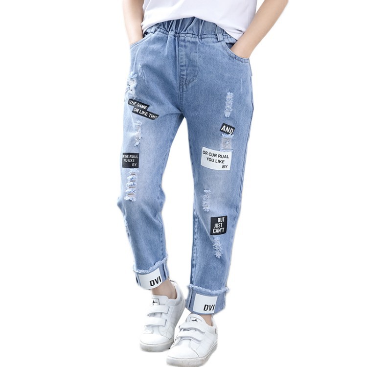 Boy Jeans Fashion Trousers Autumn Kids Clothes Pants for Boys Girls ...