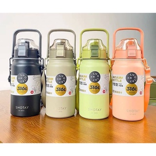 1.0L /1.3L  กระบอกเก็บความร้อนเย็น เก็บอุณหภูมิ กระบอกสแตนเลส316