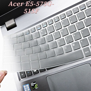 ฟิล์มติดแป้นพิมพ์แล็ปท็อป กันฝุ่น สําหรับ Acer E5-575G-51SF A615 A515-51 15.6 นิ้ว E5-573 V3-574G E5-532G V3-574 F5-572G T5000 V5-T5000 VN7-592G VN7-792G EX2511G V5-591G