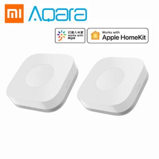 NEW ARRIVAL Aqara Wireless Mini Switch สวิตช์ไร้สายใส่ถ่านใช้งานร่วมกับ AQARA Gateway รองรับ  Apple HomeKit