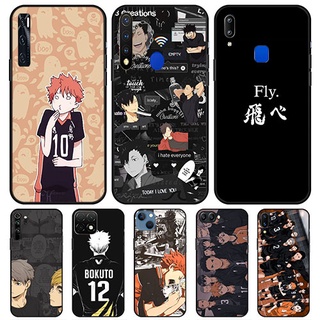 เคสโทรศัพท์มือถือนิ่ม พิมพ์ลาย Haikyu สีดํา สําหรับ OPPO A12 A12S A1 A1K A83 A5 A8 A9 A31 2020