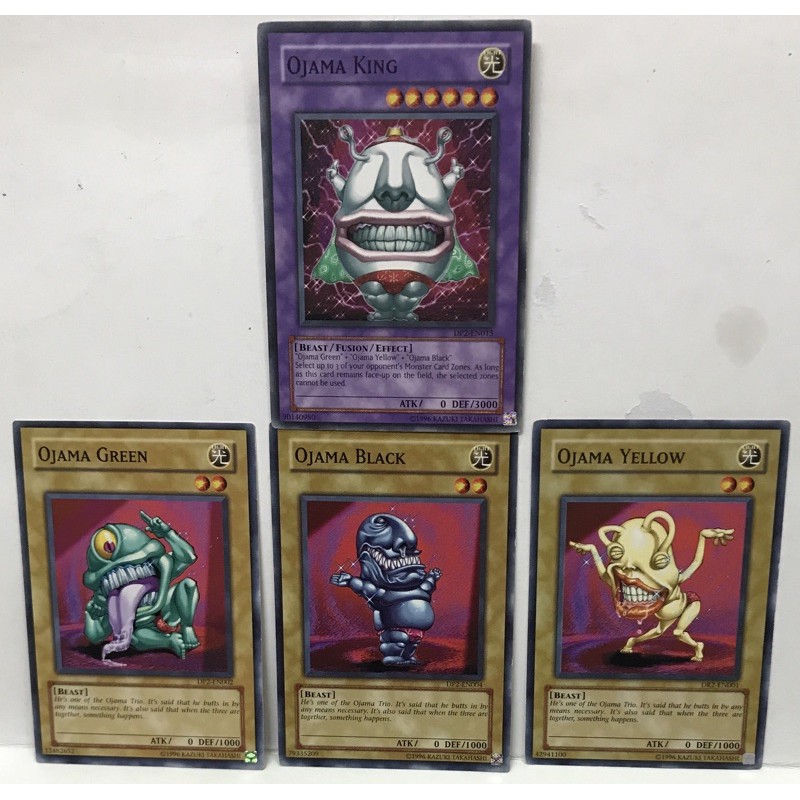 English Yugioh Ojama Set With Ojama King