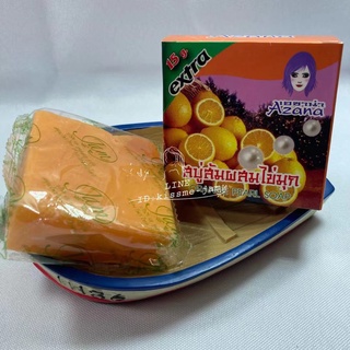 JAM * 1ก้อน *  สบู่ส้มผสมไข่มุก หน้าใส สบู่ในตำนาน ขนาด 60กรัม