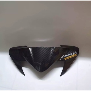 2021 เวฟ110i หน้ากากบน รุ่นไฟ led 2019-2021 เคฟล่า 5D หน้ากา…