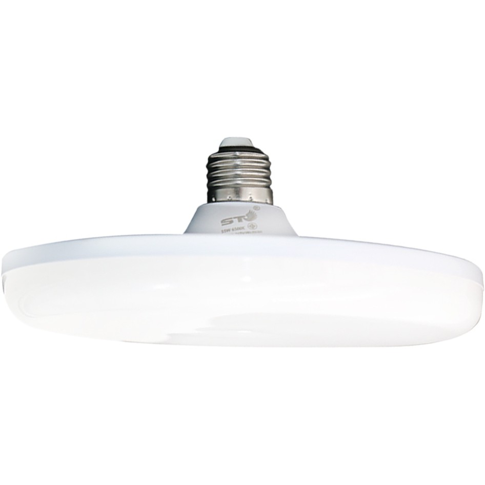 STหลอด LED 45w55w85w. แสงขาว แสงวอร์ม ทรงUFO รุ่นใหม่ ประหยัดไฟ e27 bulb หลอดไฟ