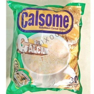 Calsome Calcium ซีเรียลข้าวโพด ซีเรียลพม่า หอมๆ ขนาด750กรัม 30ซอง (มีฮาลาล)